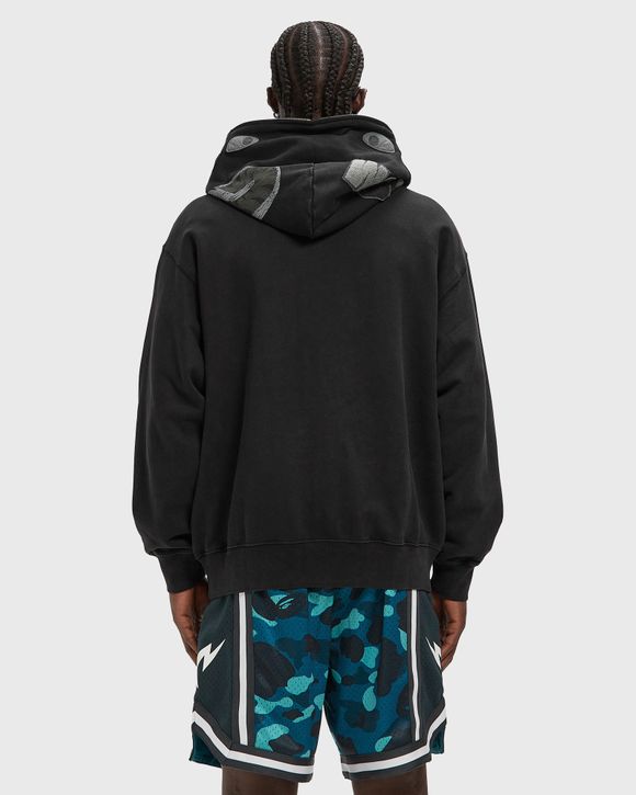 GARMENT DYE SHARK RELAXED FIT FULL ZIP HOODIE