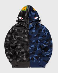 COLOR CAMO SEPARATE SHARK FZ HOODIE