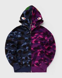 COLOR CAMO SEPARATE SHARK FZ HOODIE