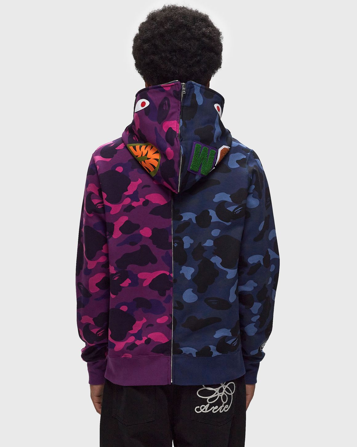 Bathing ape purple camo hotsell