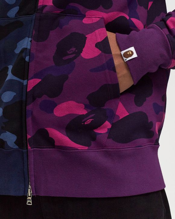 Bape hoodie purple blue hotsell