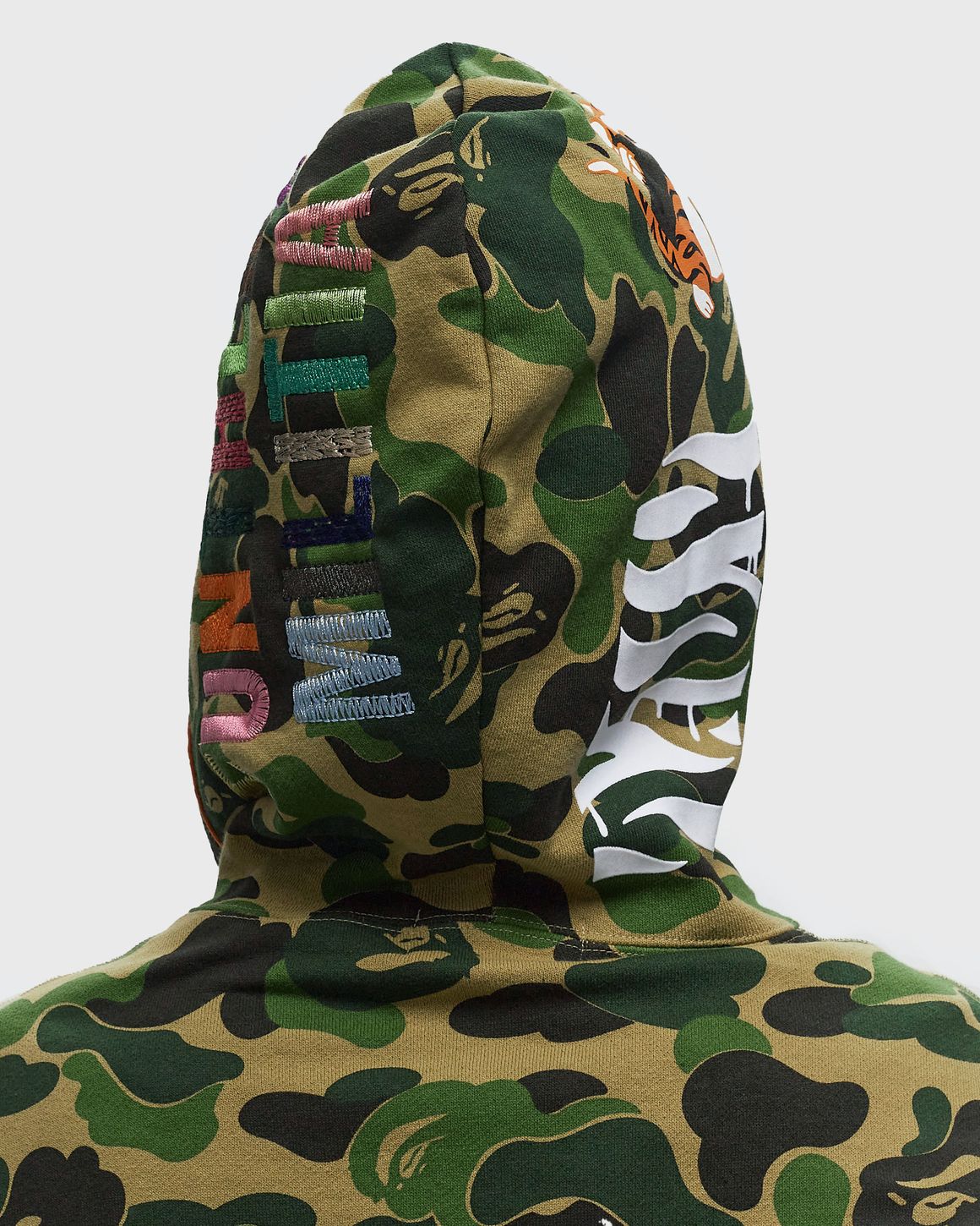 A Bathing Ape ABC CAMO TIGER FULL ZIP HOODIE Green BSTN Store