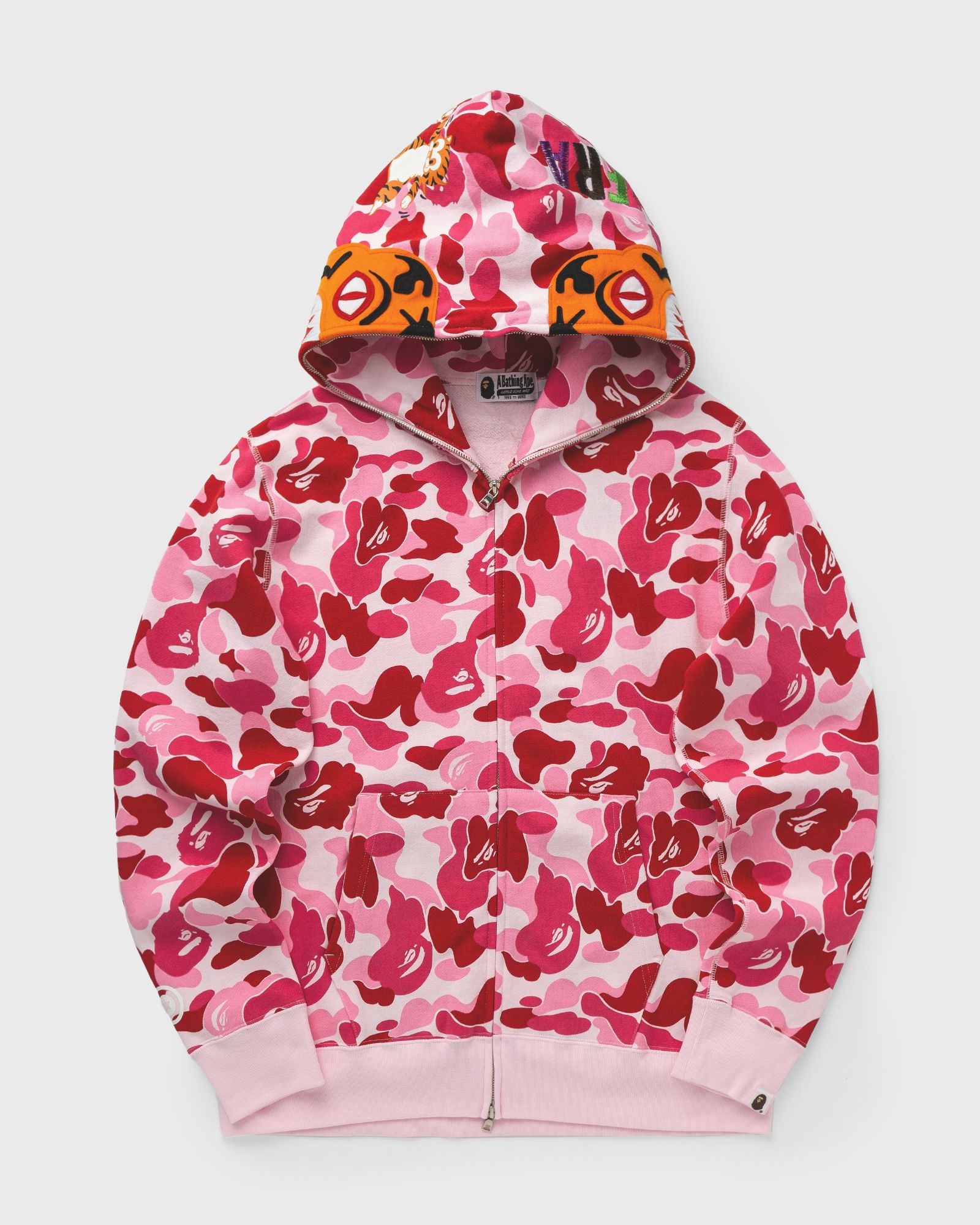 A Bathing Ape ドゥーラグ ABC Camo Pink BAPE® A Bathing Ape ABC Camo Shark Full Zip Hoody Pink