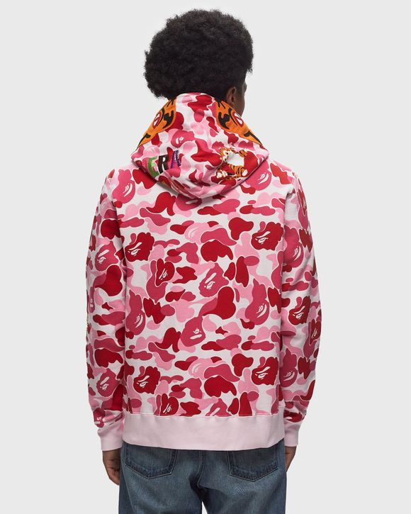 Bape pink camo jacket best sale