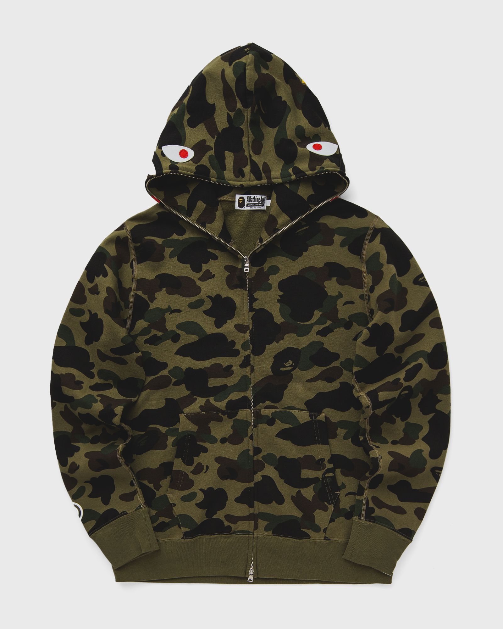 1ST CAMO 2ND SHARK FULL ZIP HOODIE