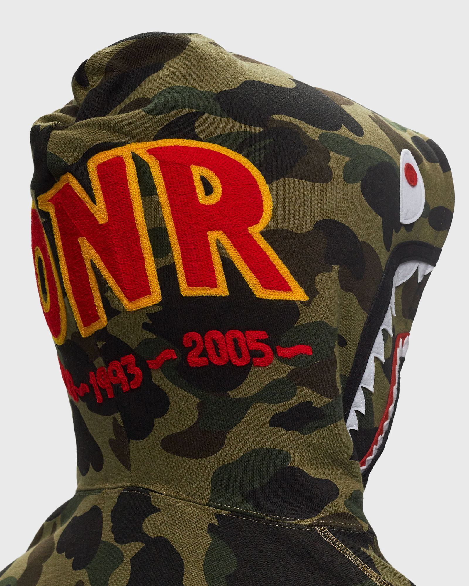 トップス A BATHING APE 1ST CAMO FULL ZIP HOODIE BAPE 1st camo green shark full zip hoodie A Bathing Ape Size