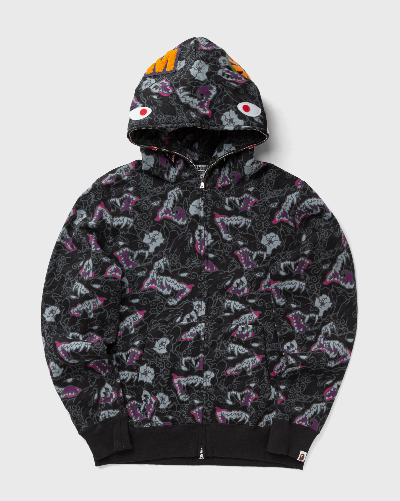 JAPANESE TATTOO CAMO SHARK FZ HOODIE