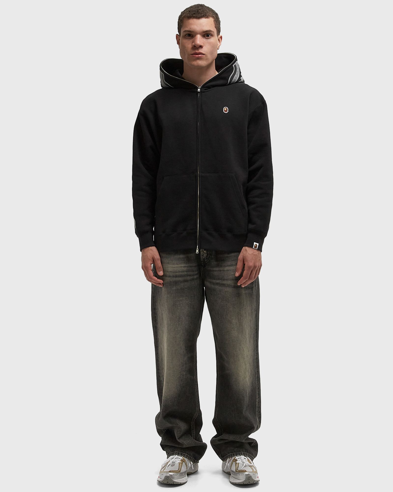 ONE POINT APE HEAD SHARK RELAXED FIT FULL ZIP HOODIE