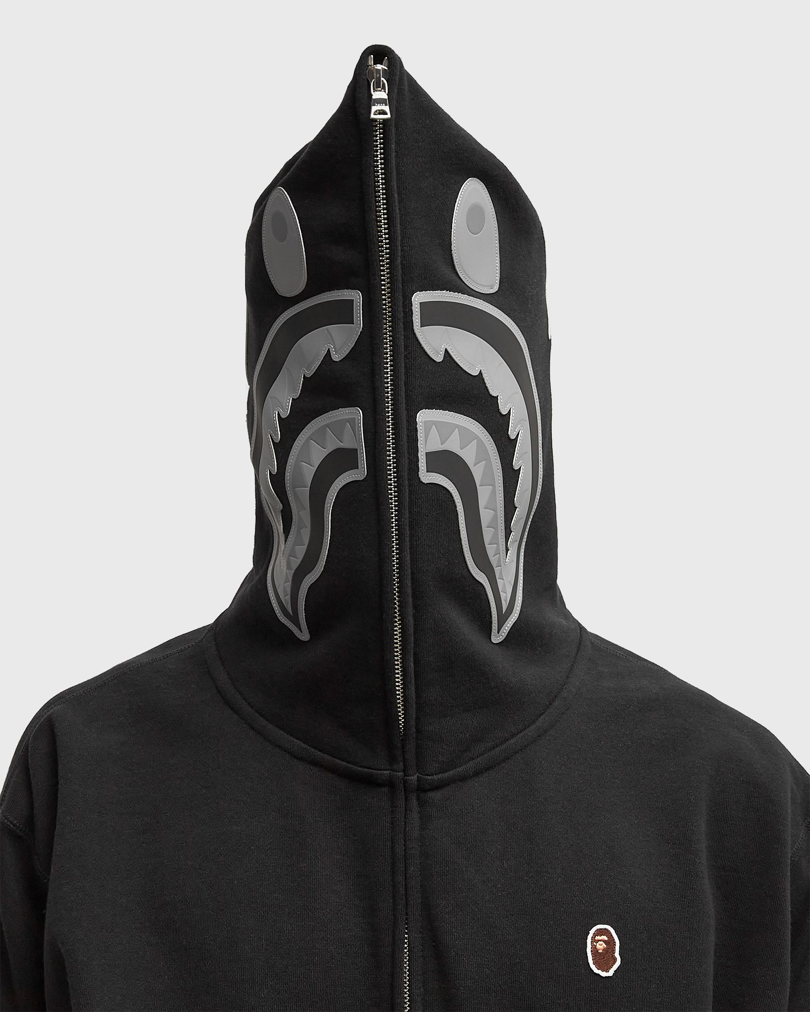 【定番】A BATHING APE　SHARK FULL ZIP HOODIE A Bathing Ape 1st Shark Full Zip Hoodie in Olive – Oneness