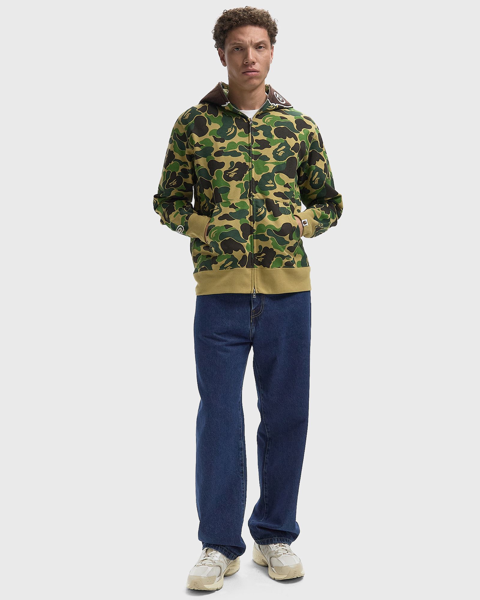 ABC CAMO 2ND APE FULL ZIP HOODIE