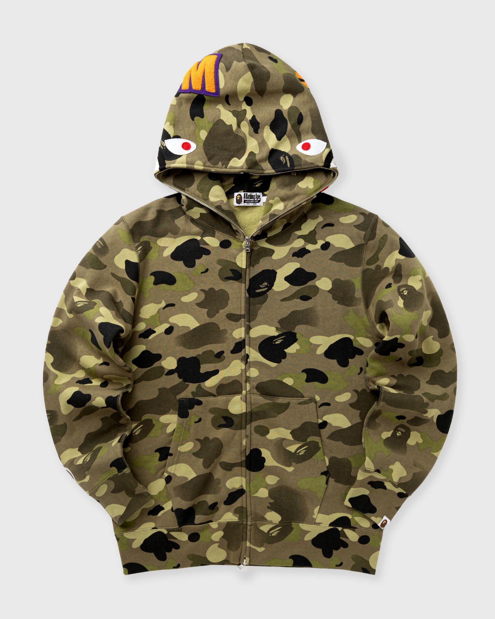 Gradation Camo Shark Full Zip Hoodie-image