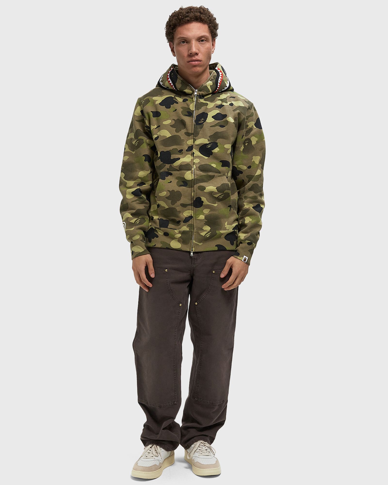 GRADATION CAMO SHARK FULL ZIP HOODIE