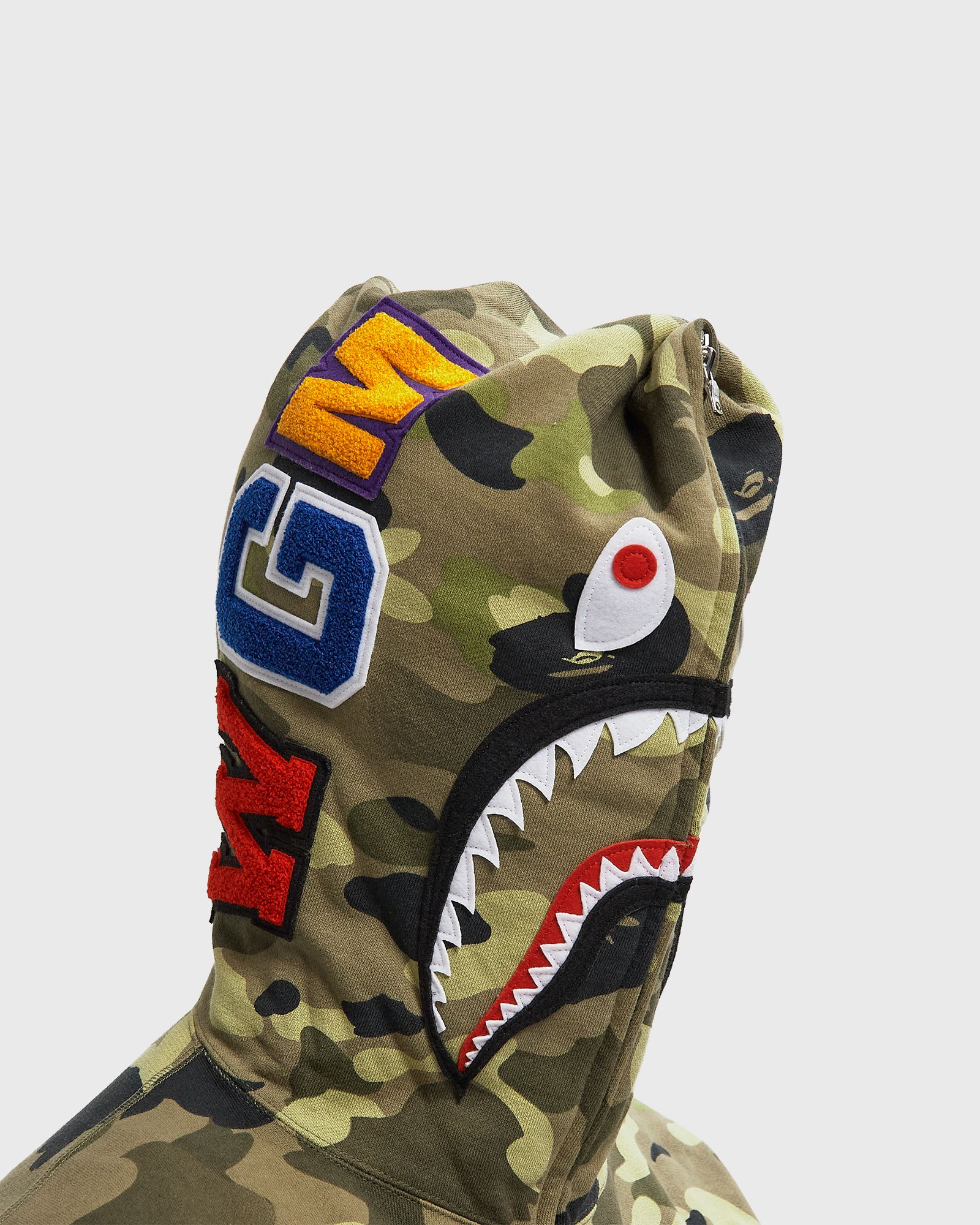 GRADATION CAMO SHARK FULL ZIP HOODIE