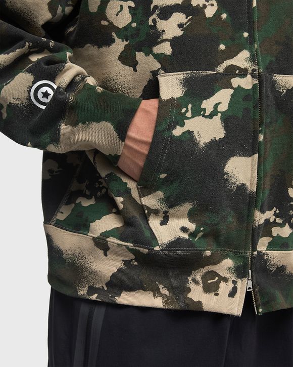 MAP CAMO SHARK RELAXED FIT FULL ZIP HOODIE