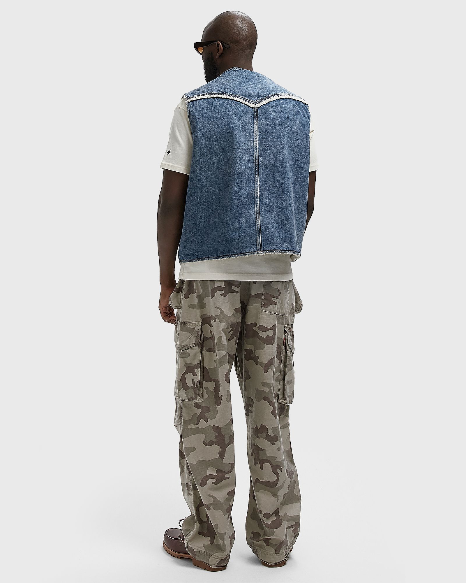 WESTERN DENIM SHERP VEST
