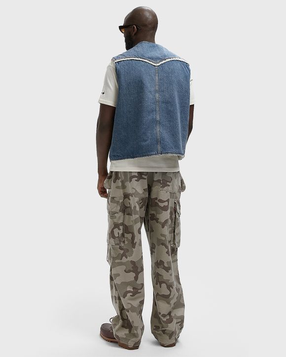 WESTERN DENIM SHERP VEST