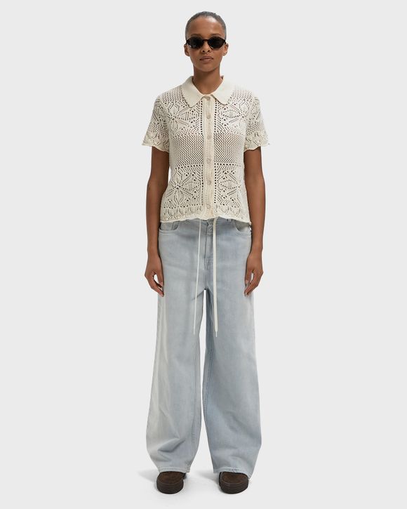 SUSANNA FLORAL CROCHET SHIRT