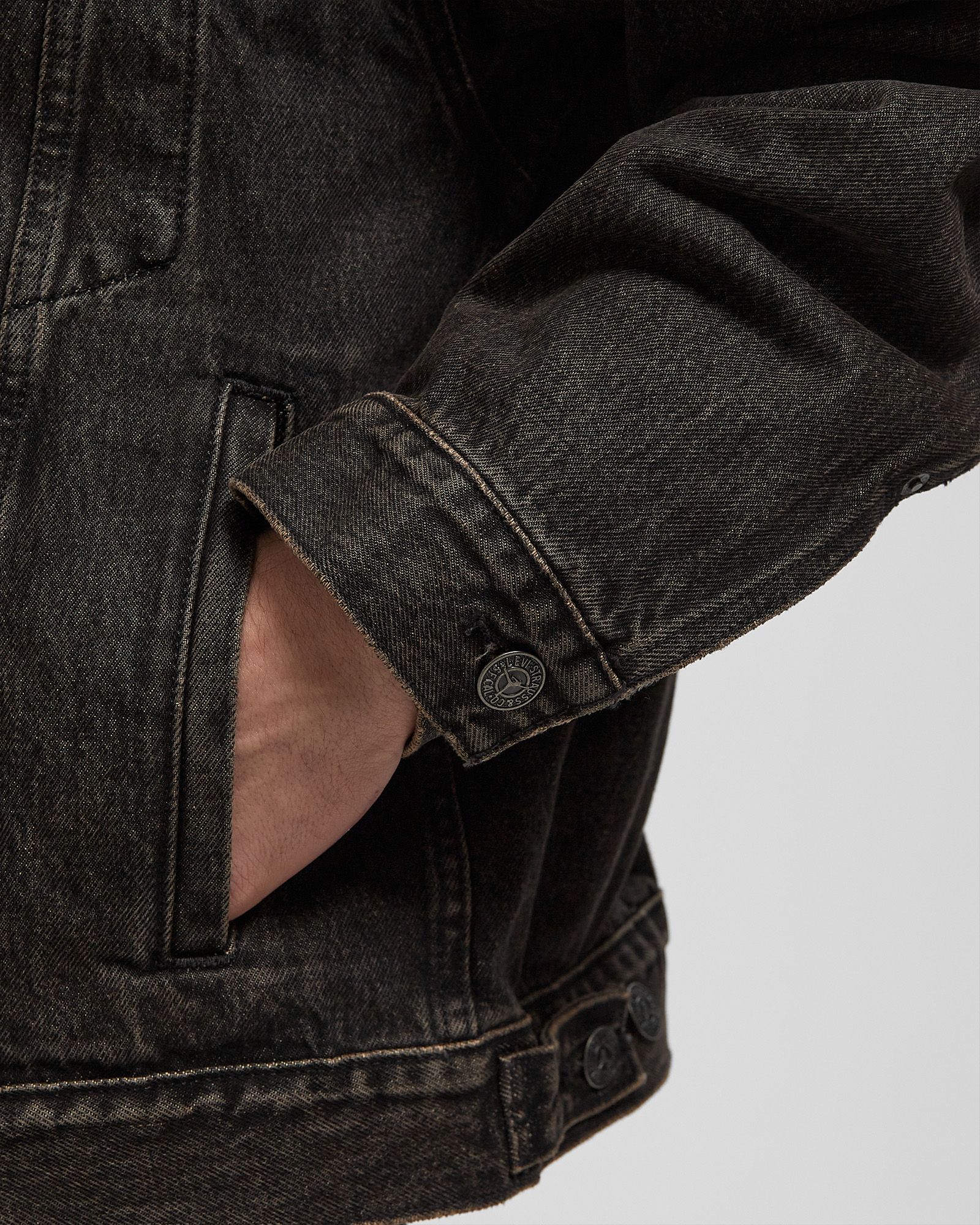 Levi's® × Jordan Type III Trucker Jacket Levi's® X Jordan Type Iii Trucker Jacket - Black | Levi's® GB