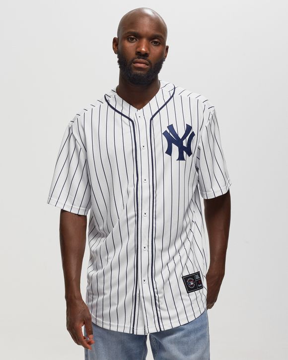 Fanatics MLB New York Yankees Core Franchise Jersey White - WHITE AND  ATHLETIC NAVY/ATHLETIC NA