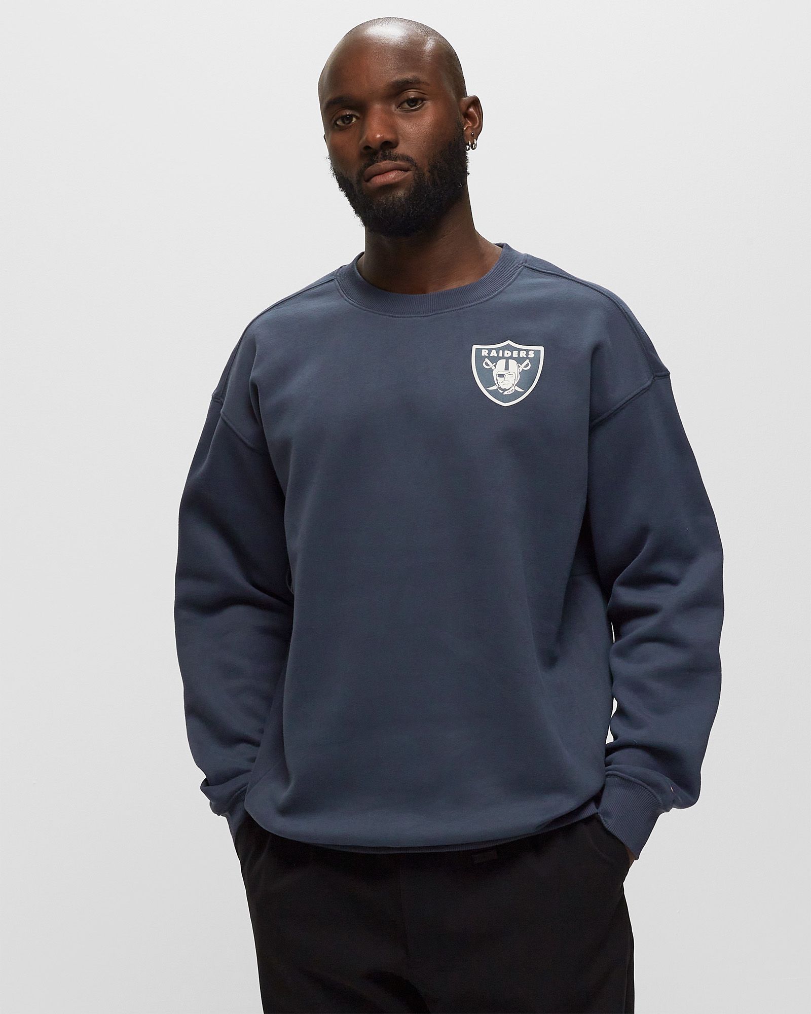 NFL Las Vegas Raiders Terrazzo Fleece Crew Sweatshirt