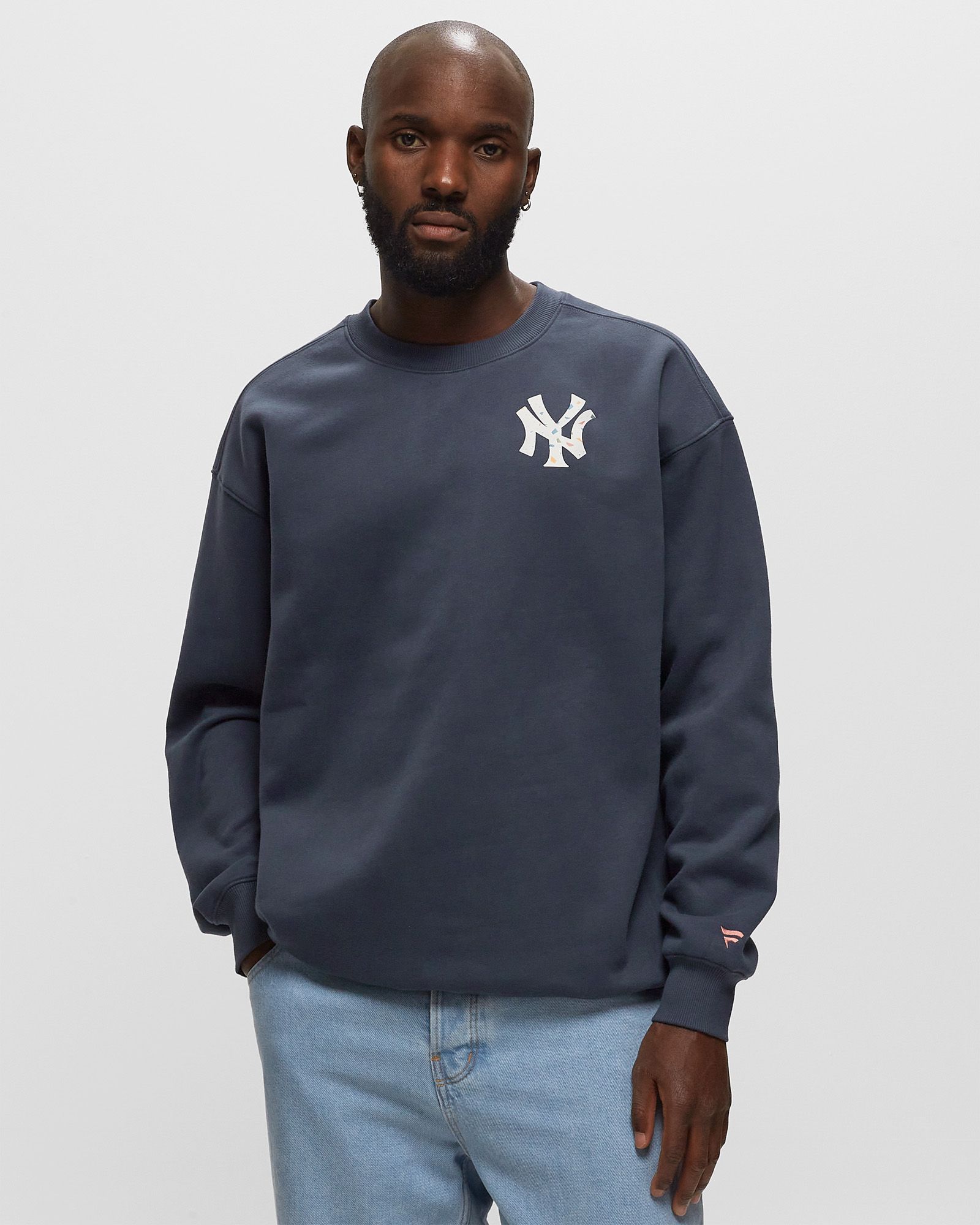 MLB New York Yankees Terrazzo Fleece Crew Sweatshirt
