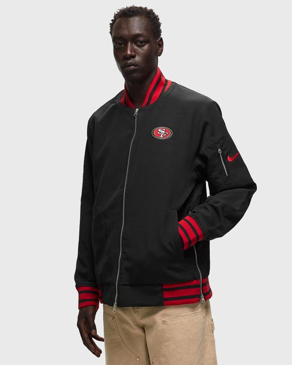 Nike NFL San Francisco 49ers Nike Coach Bomber Jacket Black