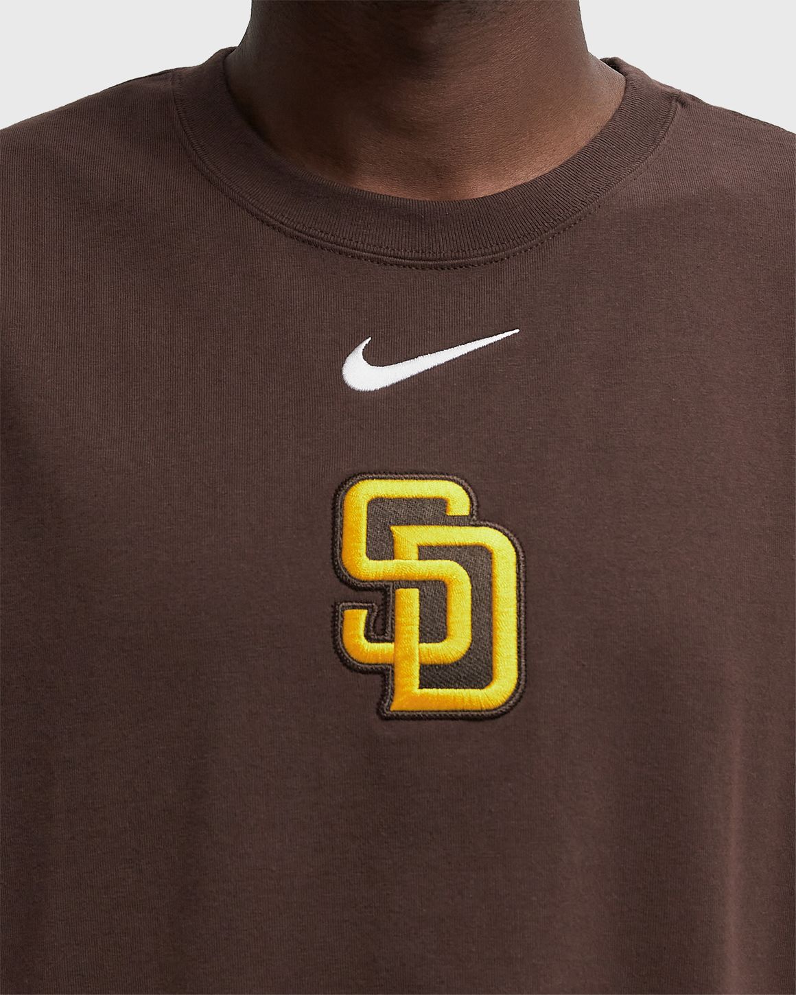 Vintage Nike Cooperstown San Diego Padres Full Zip Men Brown