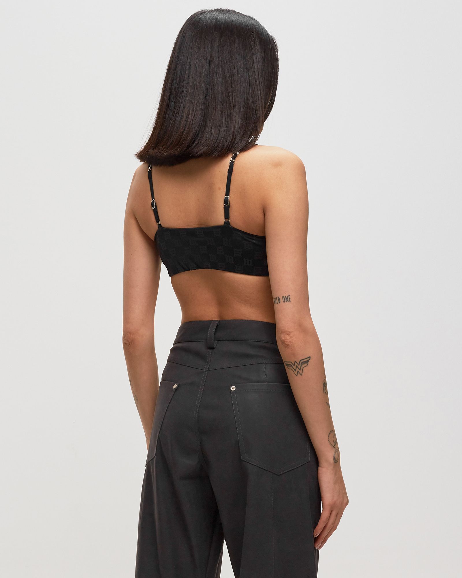 SWIM MONOGRAM CHAIN BRALETTE