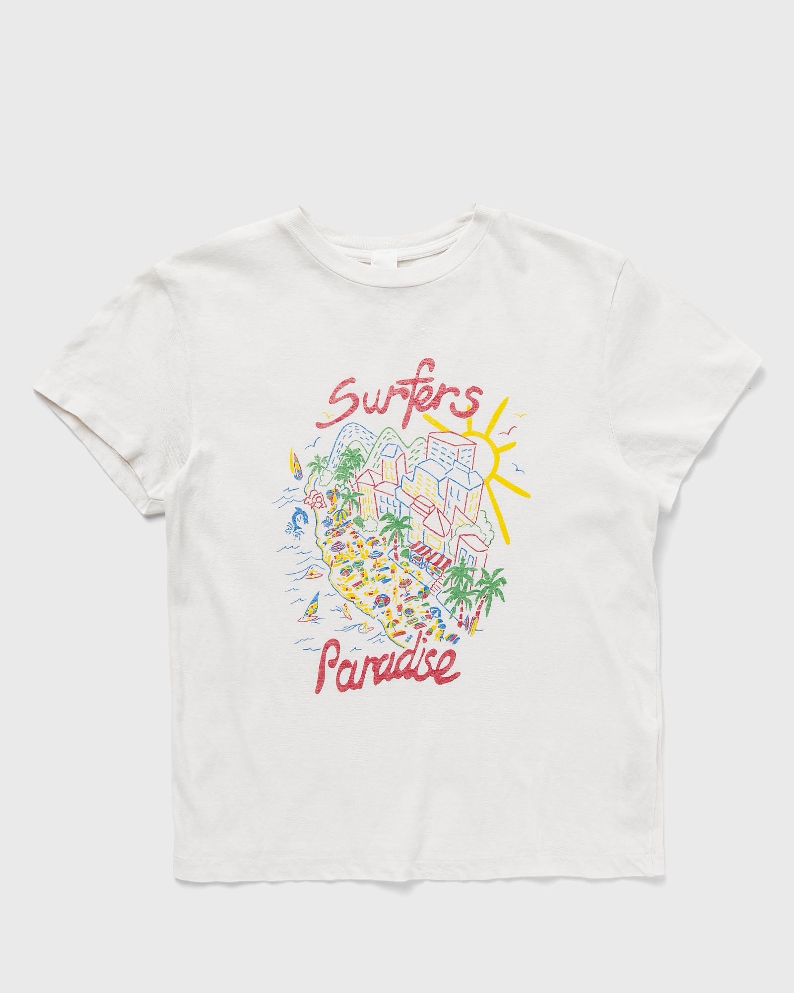 Re/Done - classic tee surfers paradise women shortsleeves white in größe:xs