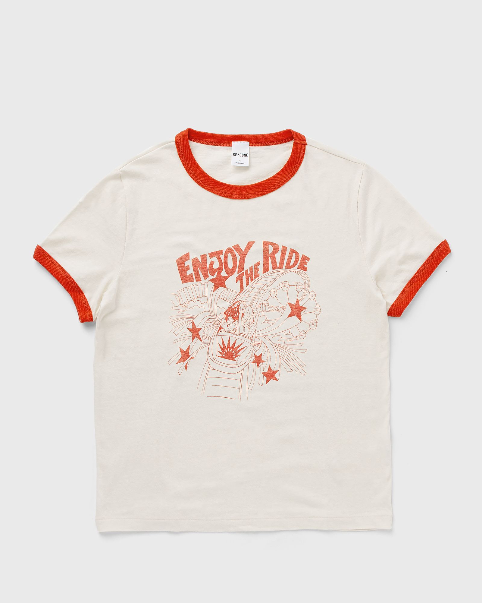 RINGER TEE ENJOY THE RIDE