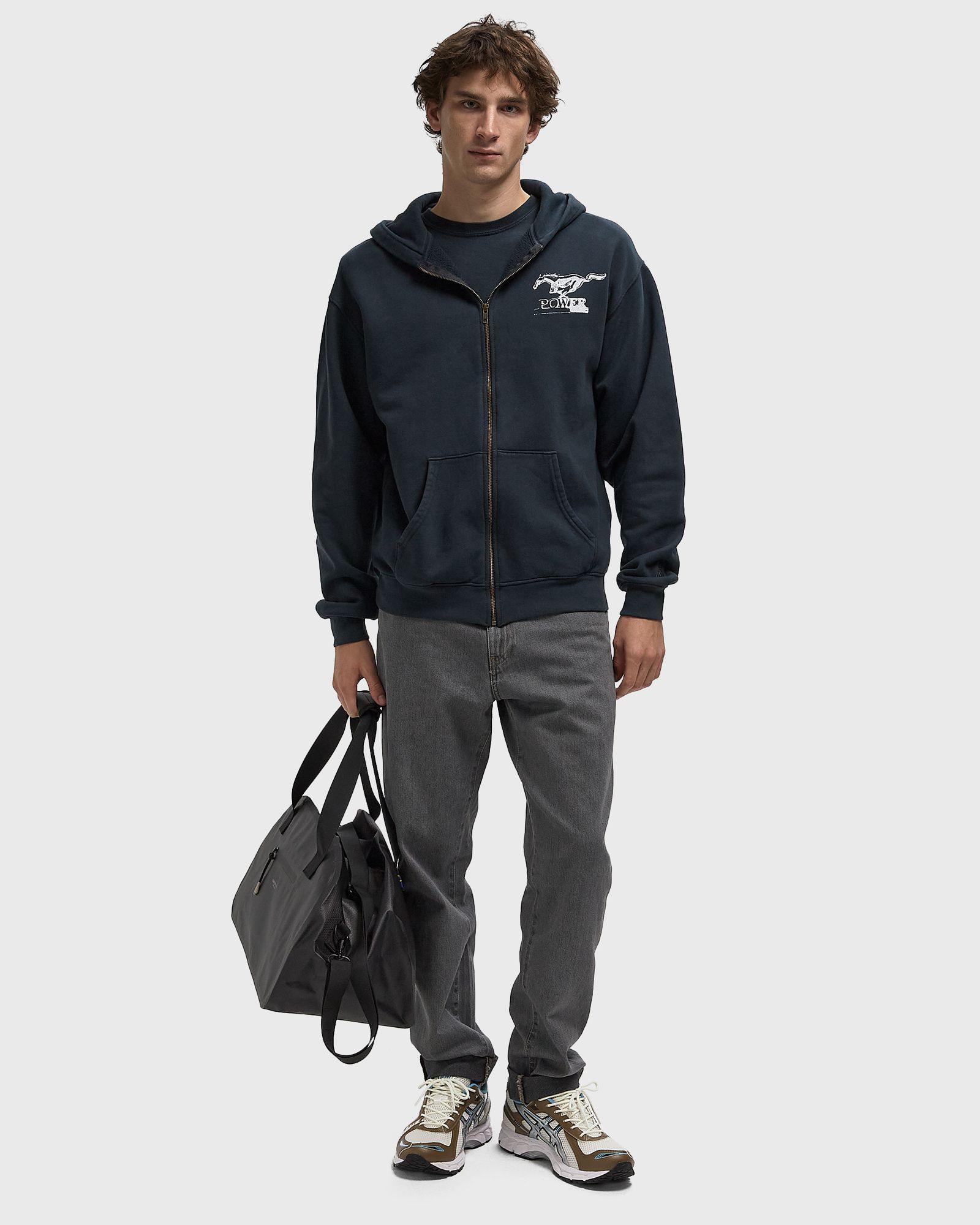 MUSTANG CROSS ZIP UP HOODIE
