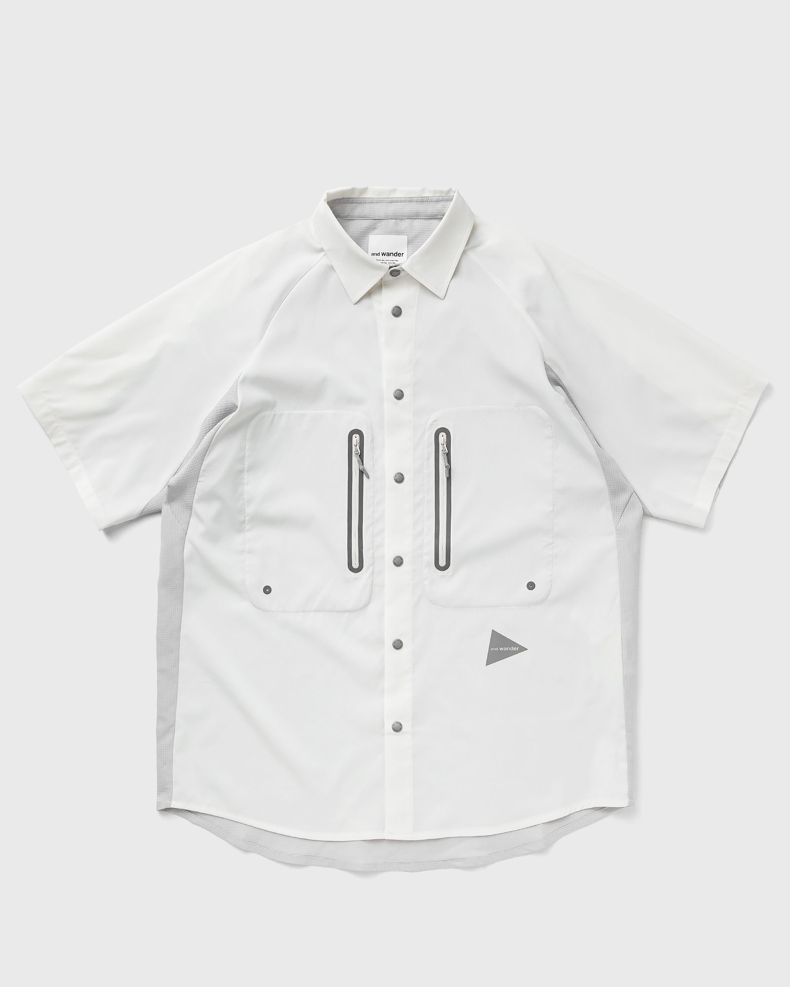 And Wander - tech ss shirt men shortsleeves white in größe:xxl