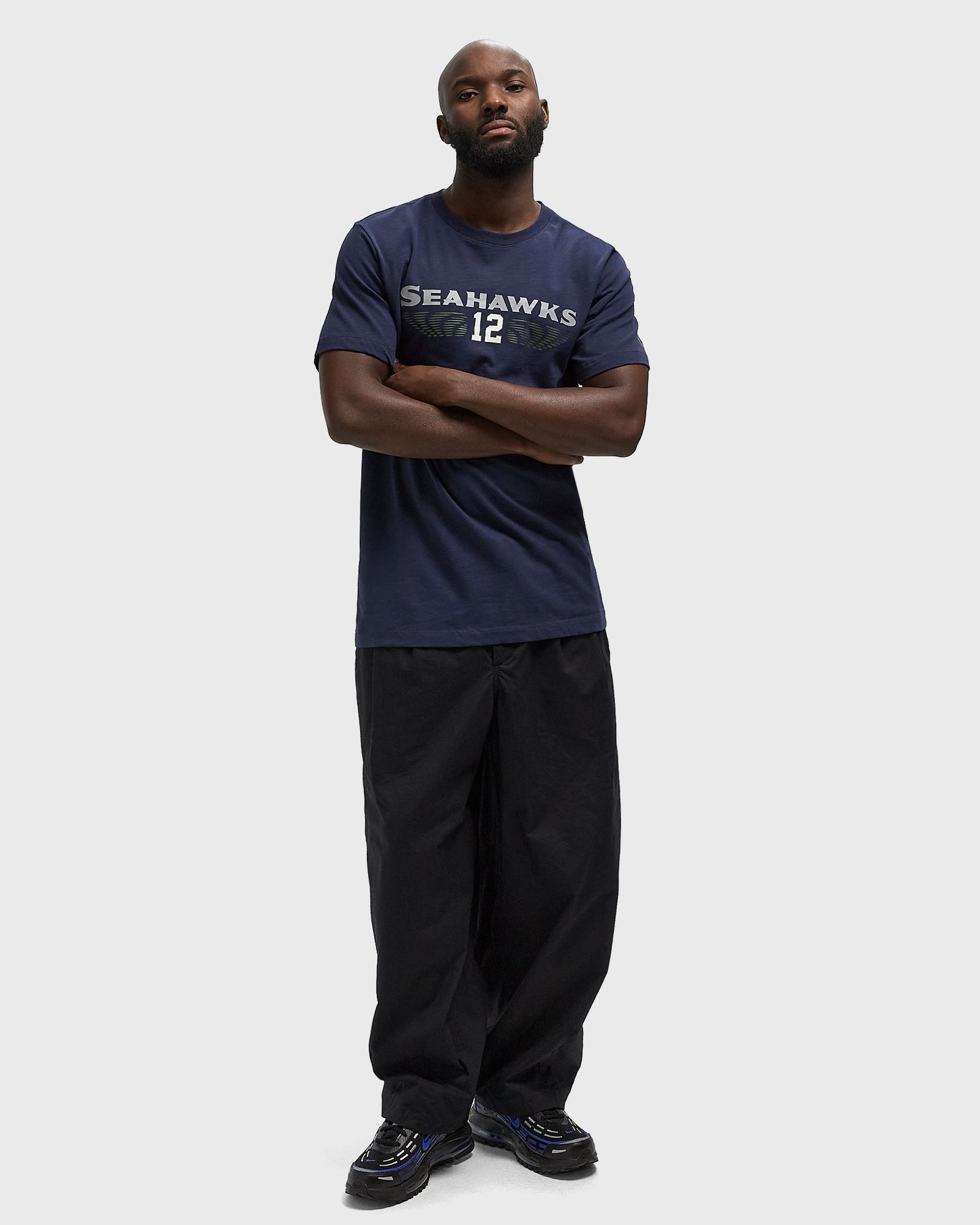 Nike NFL Seattle Seahawks Rivalry Dri-FIT Cotton Slub T-Shirt Blue ...