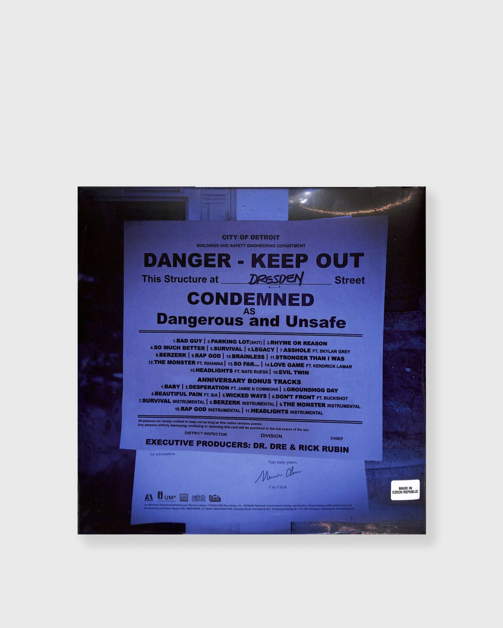 Eminem - The Marshall Mathers LP2 (Ltd.10th Anniv. Edt. 4LP)