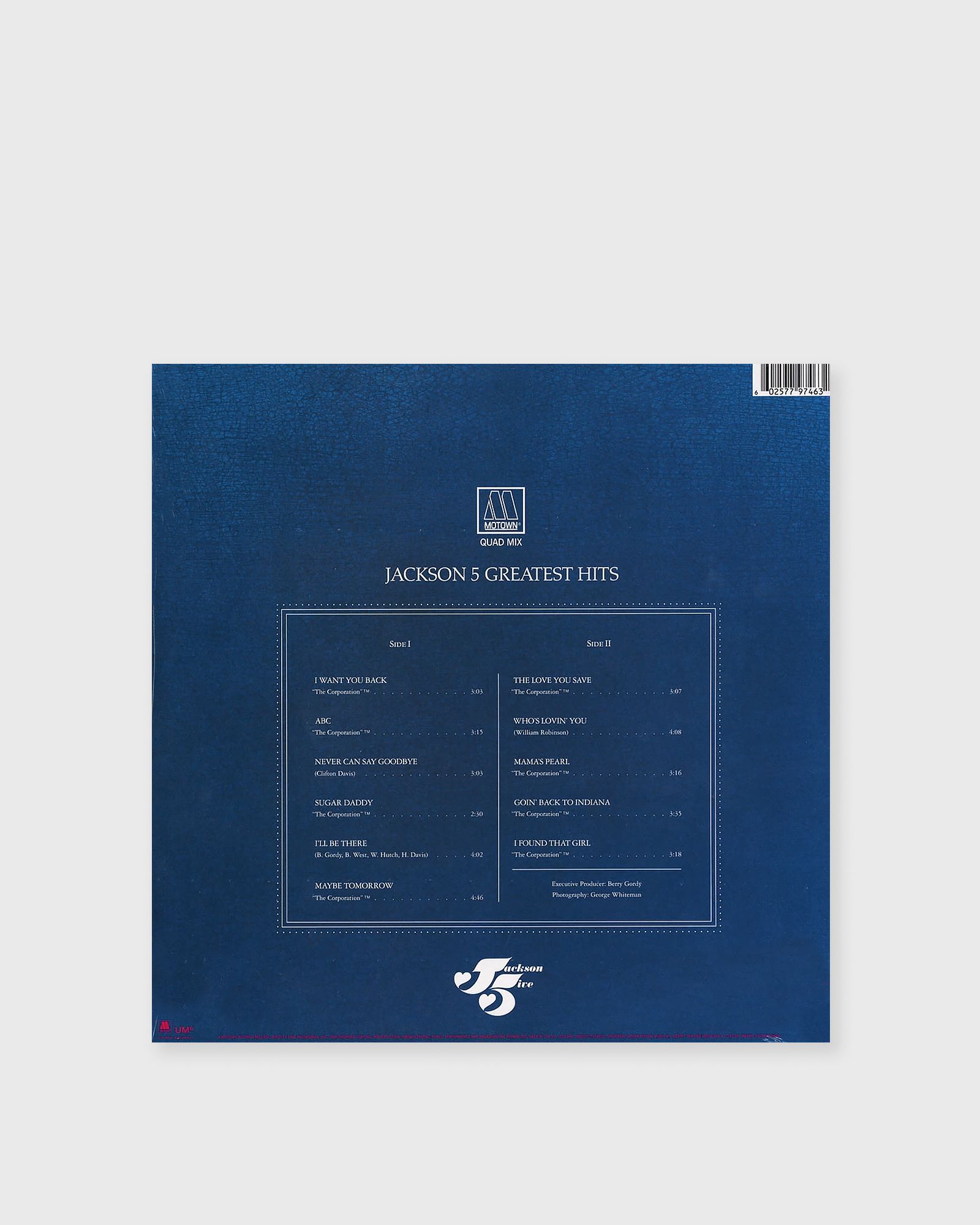 The Jackson 5 - Greatest Hits  -  Quadraphonic Mix (Vinyl)