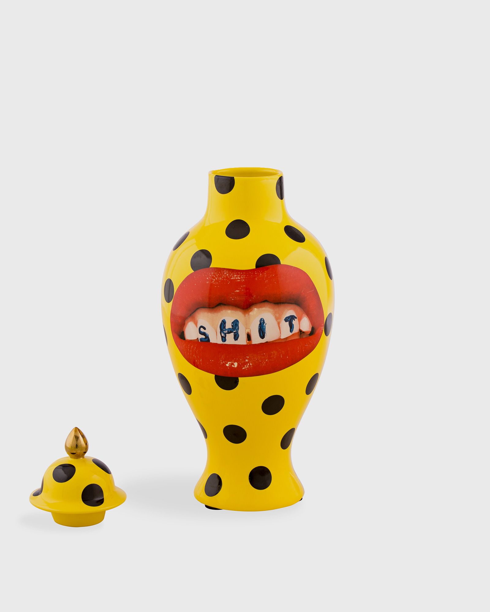 TOILETPAPER VASE IN PORCELAIN - SHIT