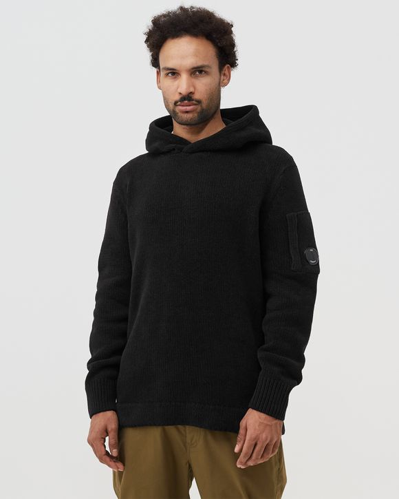 C.P. Company CHENILLE COTTON HOODIE Black | BSTN Store