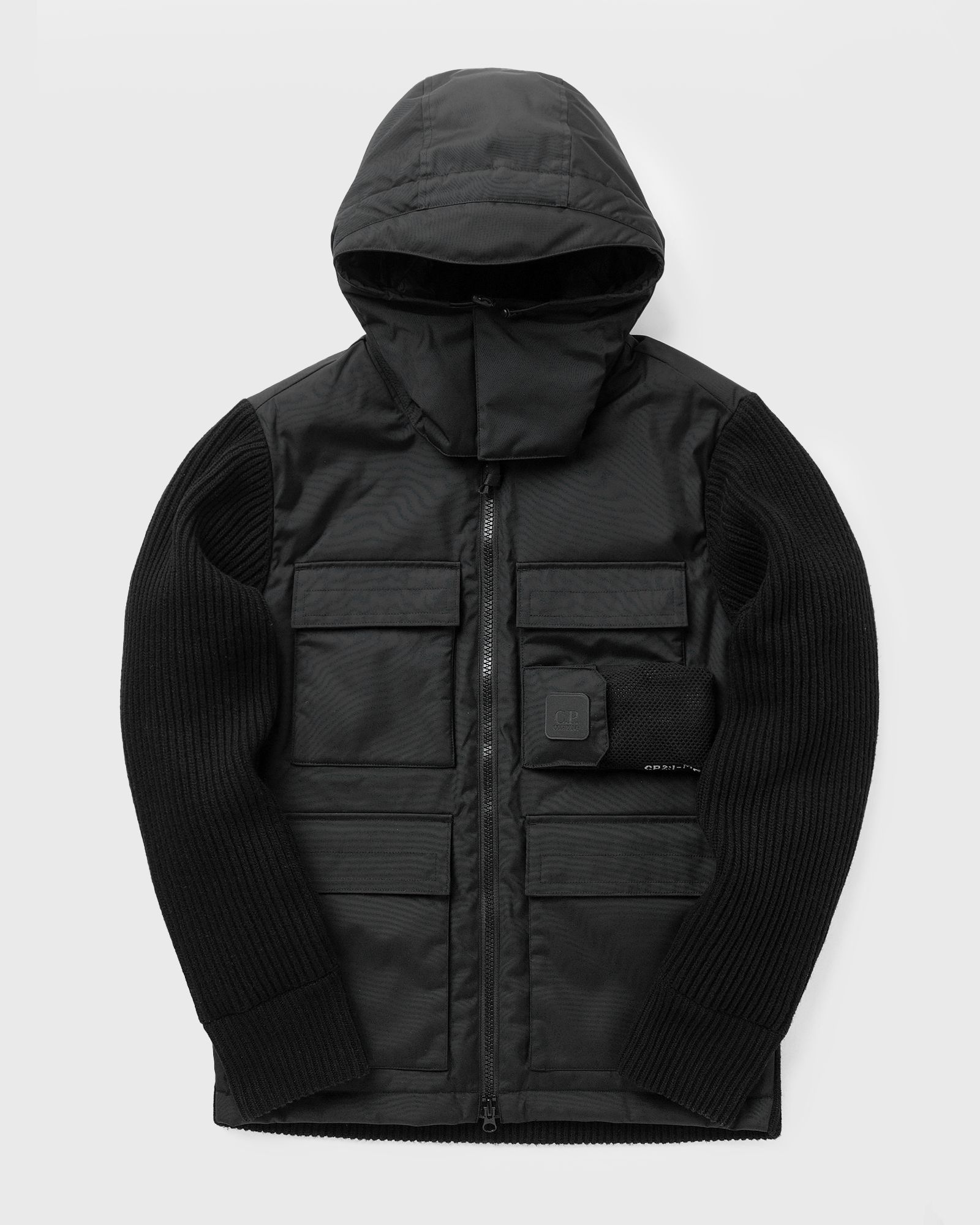 METROPOLIS MIXED LAMBSWOOL NYLON JACKET