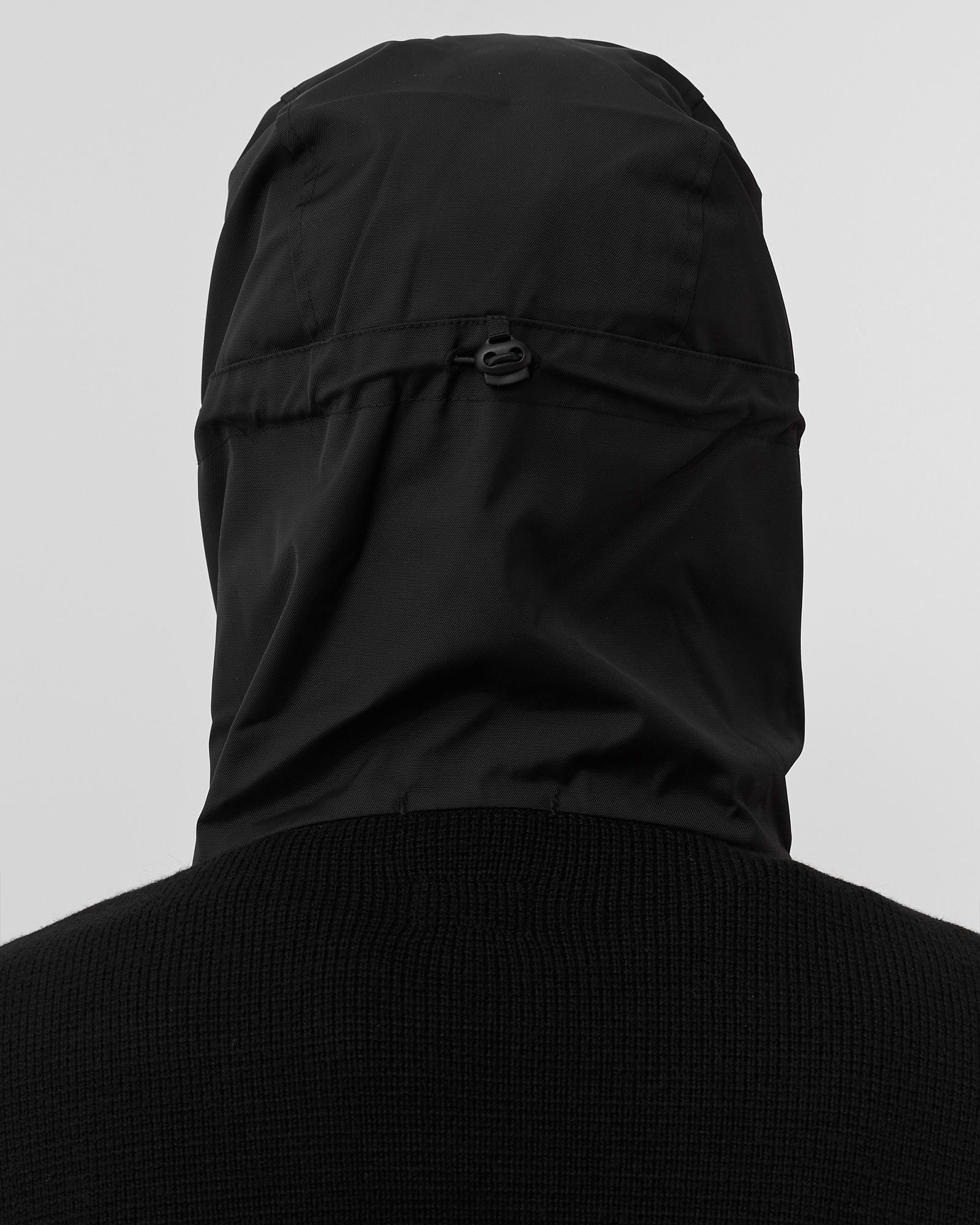 METROPOLIS EXTRA FINE MERINO WOOL HOOD JUMPER