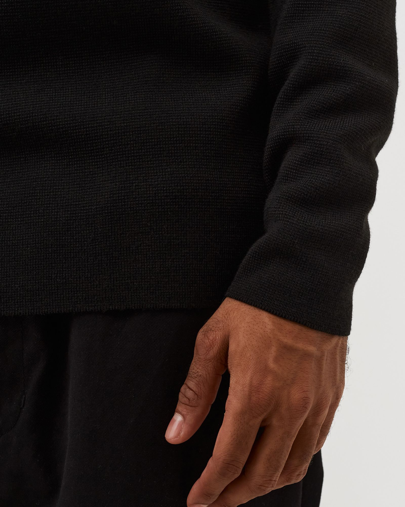 METROPOLIS MERINO WOOL PLAIN JUMPER