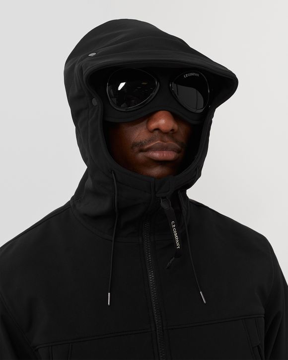 Company SHELL R GOGGLE JACKET Black BLACK Veste Cp Company