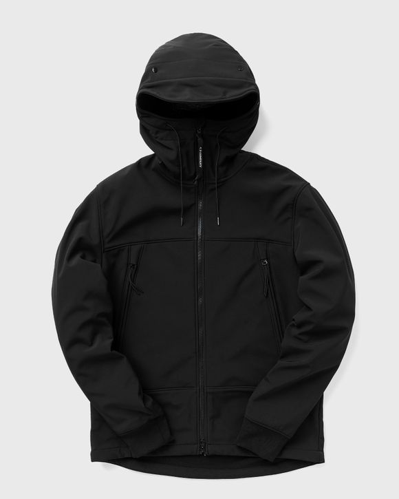 C.P. Company C.P. SHELL-R GOGGLE JACKET Black - BLACK