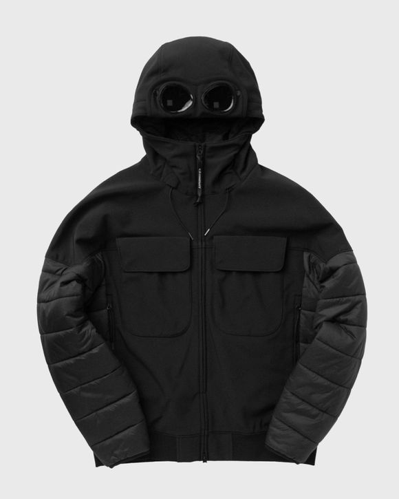 Cp company softshell goggle hotsell jacket black