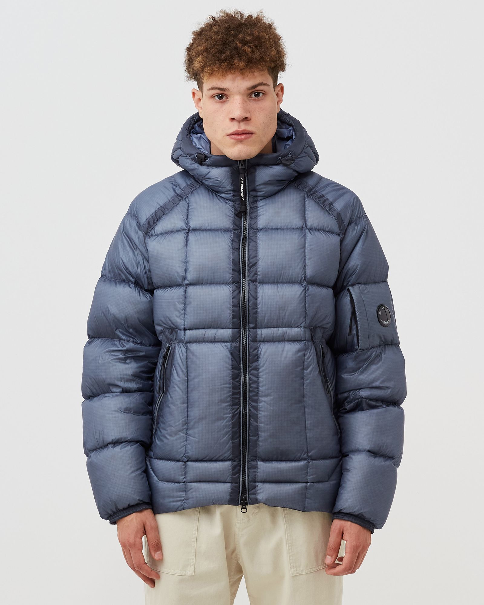 ジャケット・アウター C.P. COMPANY D.D. SHELL DOWN JACKET BLUE Cp Company Dd Shell Medium Down Jacket Blue 878 | ONU