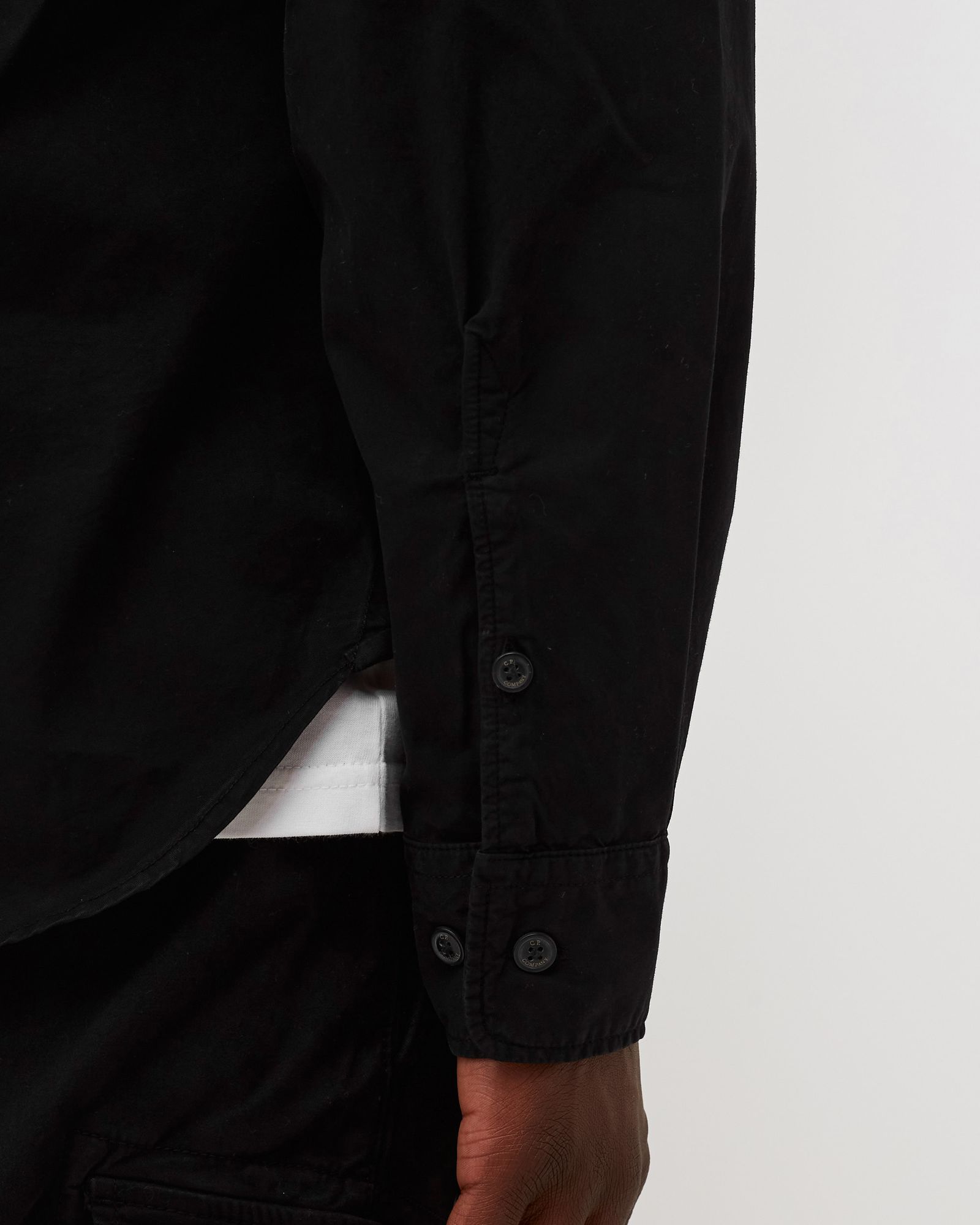 GABARDINE LS ZIP SHIRT