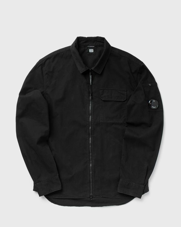 C.P. Company GABARDINE LS ZIP SHIRT Black | BSTN Store