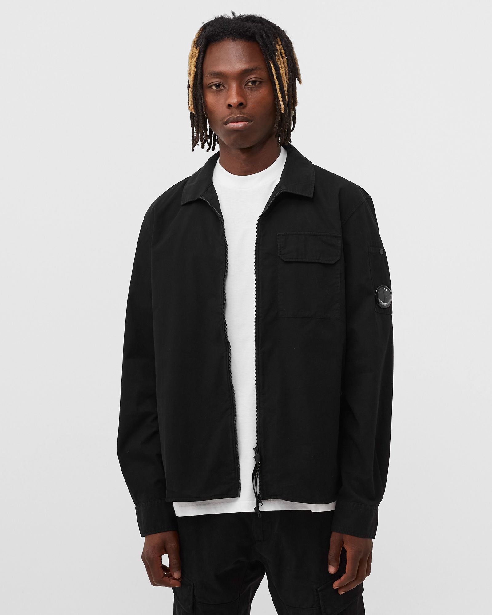 GABARDINE LS ZIP SHIRT