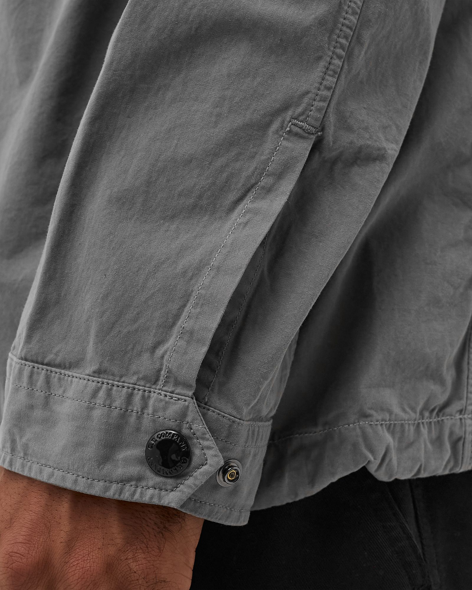 HEAVY POPELINE EMERIZED ANORAK