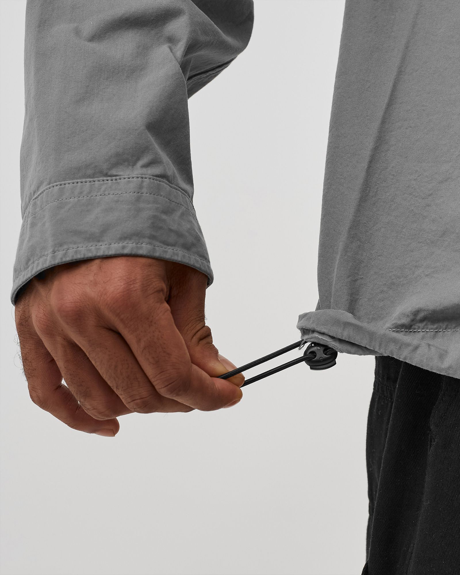 HEAVY POPELINE EMERIZED ANORAK