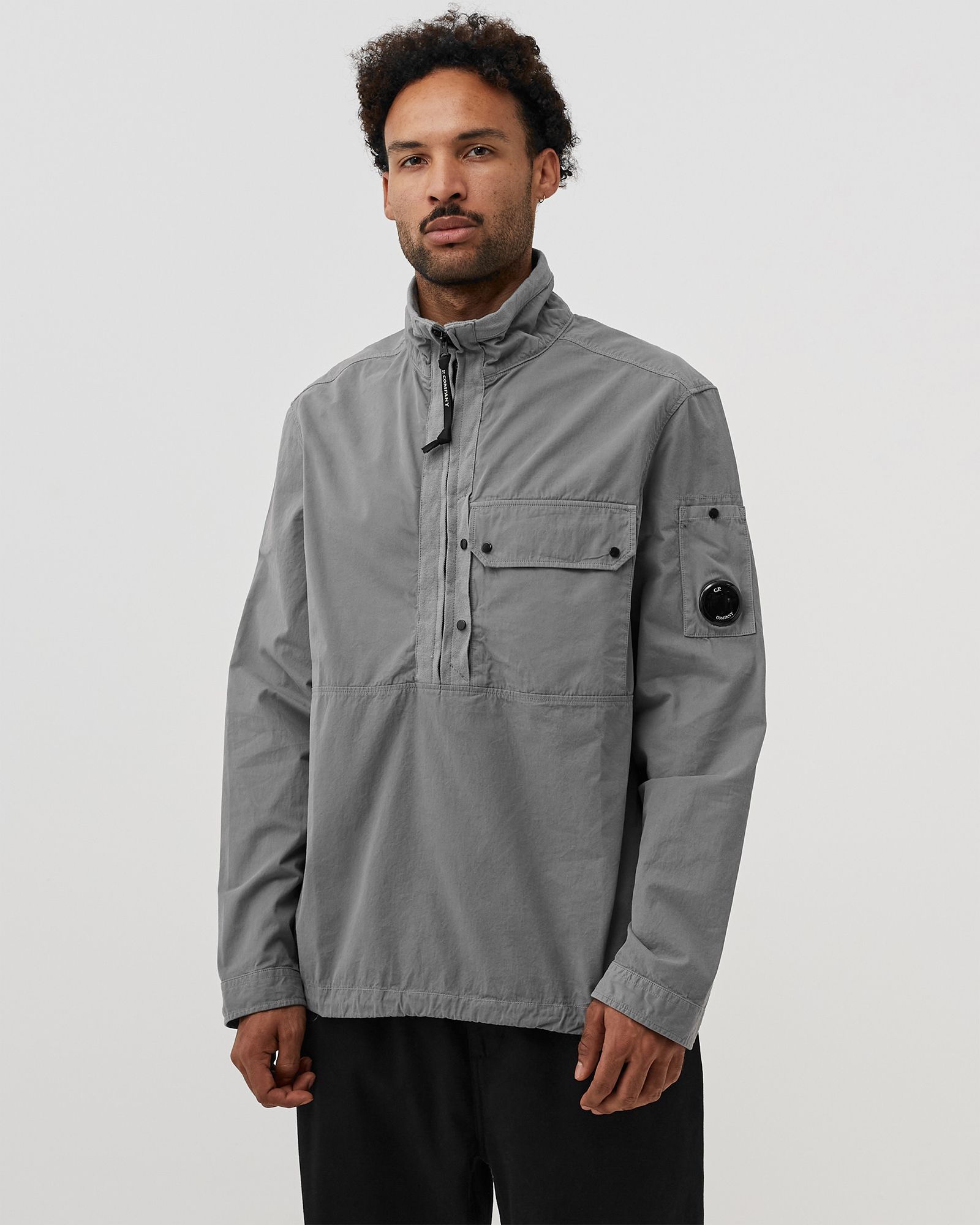 HEAVY POPELINE EMERIZED ANORAK